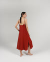 The Cala Slip Dress in Rust