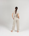 The Flight Jumpsuit in Bone