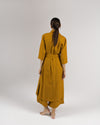The Convertible Wrap Dress in Mustard