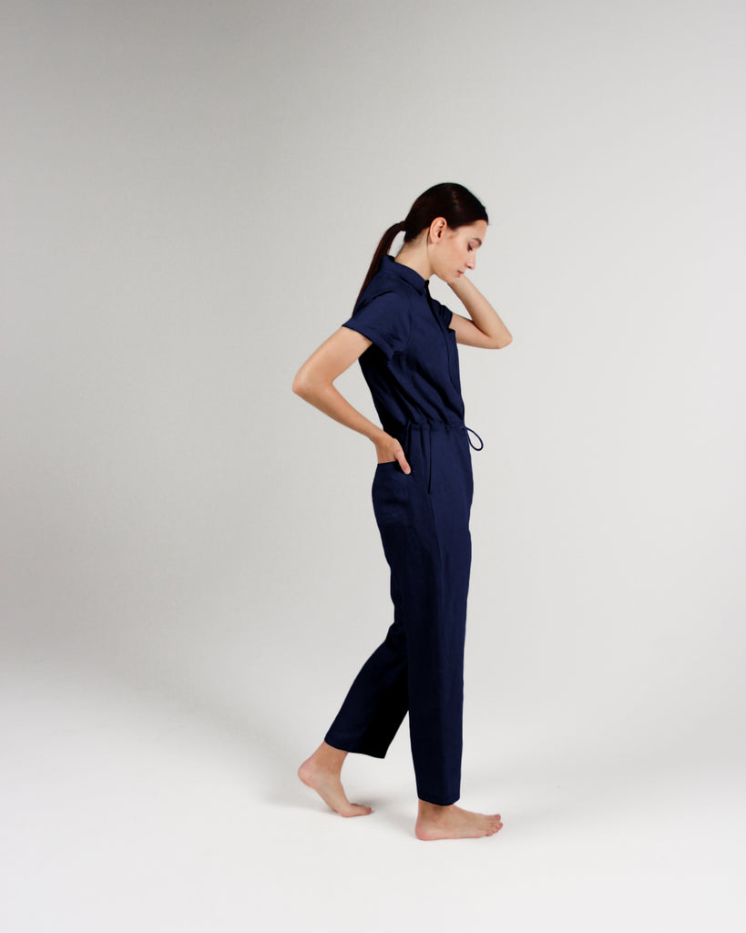 The Flight Jumpsuit in Navy