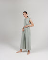 The Sleeveless Jumpsuit in Celadon