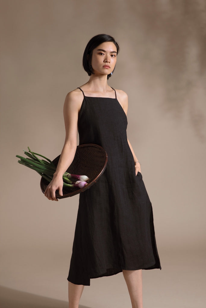 The Isla Dress in Black